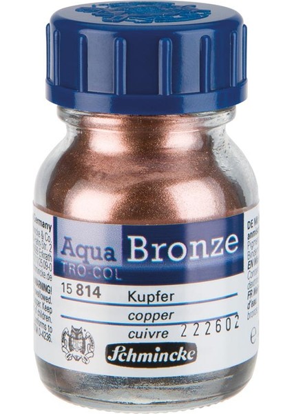Aqua Bronze Sulu Boya Yaldız Pigment 20 ml 814 Copper