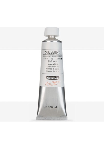 Mussini Artist Yağlı Boya 150 ml 102 Zinc White