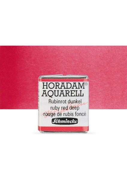 Horadam Yarım Tablet Sulu Boya Ruby Red Deep