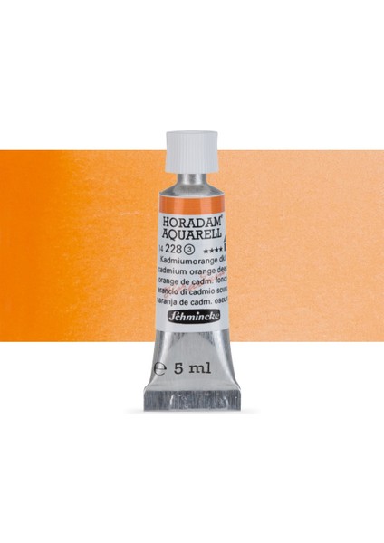 Horadam Aquarell Tüp Sulu Boya 5 ml Cadmium Orange Deep