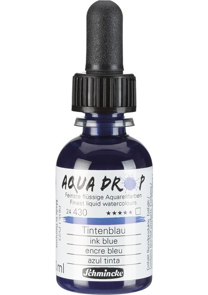 Aqua Drop Sıvı Suluboya 30 ml Ink Blue