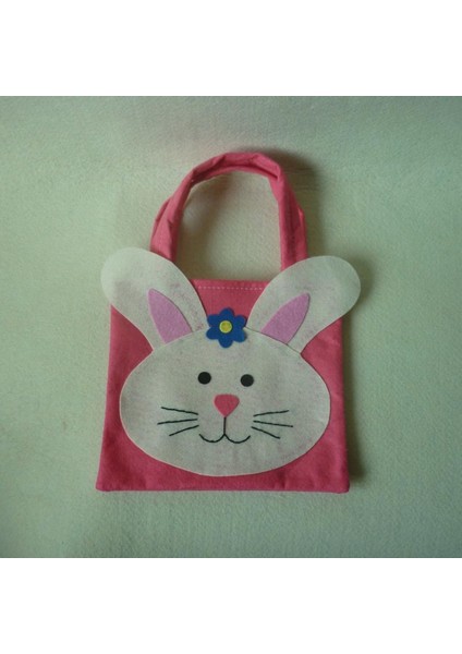 2 Tavşan Çanta Kumaş Tote Hediye Yumurta Torbası modelleri