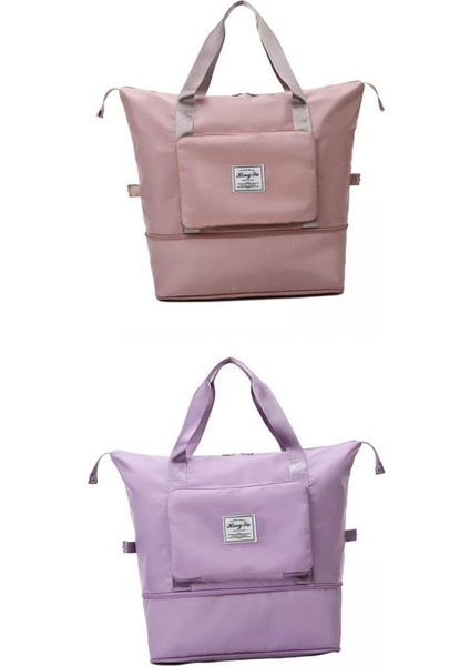 2pcs Duffel Torbalar Hafif Su Geçirmez Yürüyüş Kampı(Yurt Dışından)