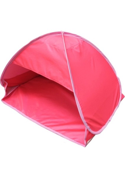 Otomatik Hızlı Açılan Güneşlikli Çadır - Kırmızı (Yurt Dışından)