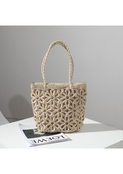 Hasır Çanta Hollow Çiçek Dokuma (Yurt Dışından) fiyatları