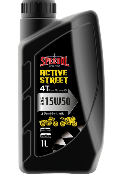 Bottle Active Street 4T 15W-50 1 Lt