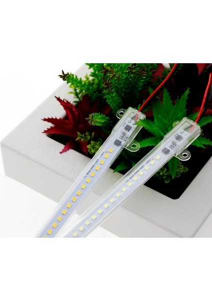 220 Volt Şeffaf Kapak Alimünyum Çubuk Led Bar Işık 1 Metre Renk: Beyaz