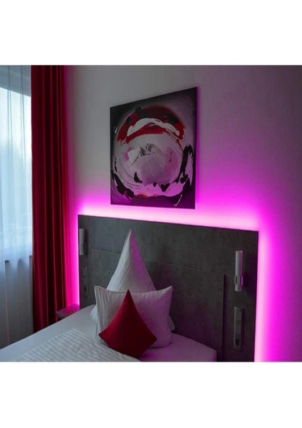 Rgb Şerit Led 3 Çipli – 5 Metre 3 Çipli - 12v 5a Silim Adaptör - 44 Tuşlu Kontrol Kutusu Radio Frekanslı