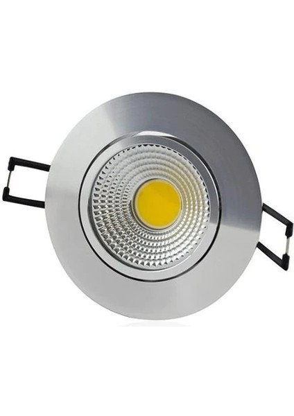 5w Cob Led Spot Lamba 5watt Renk: Beyaz - Krom Kasa -Nepa