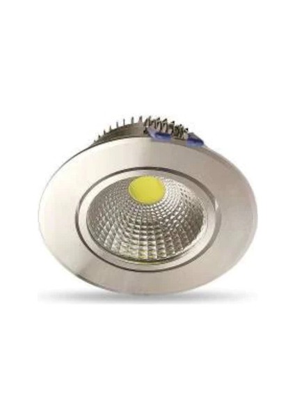 5w Cob Led Spot Lamba 5watt Renk: Beyaz - Krom Kasa -Nepa