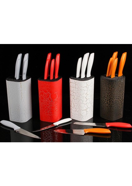 Sharpa 6 Parça Gri Kare Standlı Şef Bıçak Seti SHARPA002