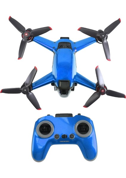 Aydınlık Çıkartmalar Wrap Kiti Gece Uçuşu Djı Fpv Yükseltme Parçaları Için Açık Mavi