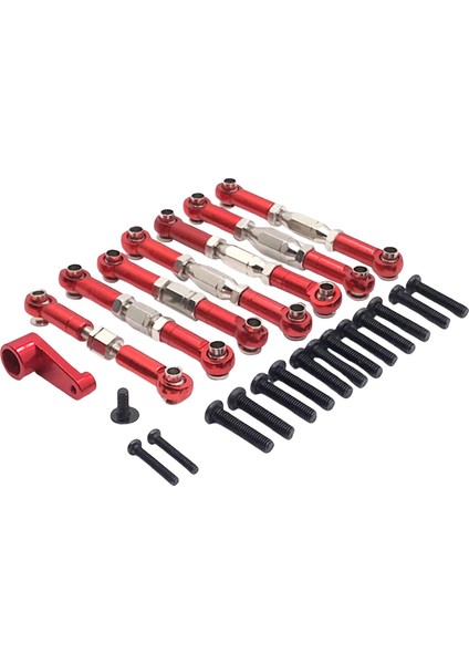 Rc Çekme Çubuk Yedek Parçalar Wltoys 144010 1/14 Dıy Aksesuarları Kırmızı