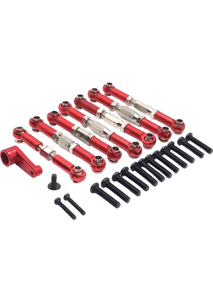 Rc Çekme Çubuk Yedek Parçalar Wltoys 144010 1/14 Dıy Aksesuarları Kırmızı