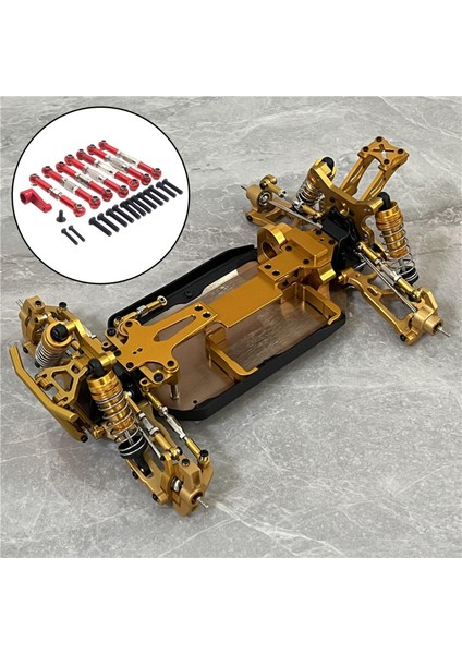 Rc Çekme Çubuk Yedek Parçalar Wltoys 144010 1/14 Dıy Aksesuarları Kırmızı