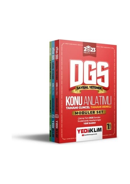 2023 Prestij Serisi ALES Konu Anlatımlı Modüler Set