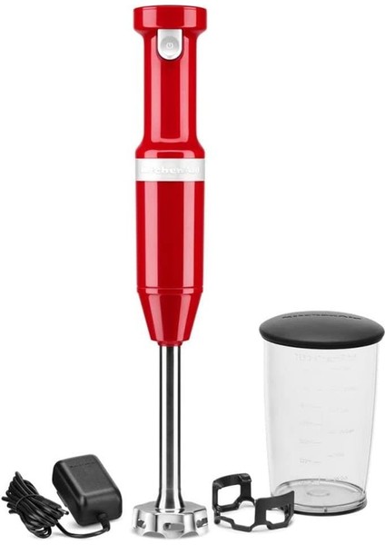 Kitchenaid 5KHBBV53EER Empire Red Şarjlı Kablosuz El Blenderi