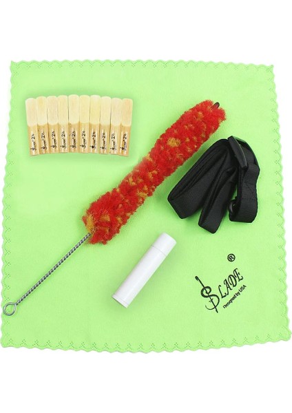 Klarnet Ayarlanabilir Boyun Kayışı Kamış Temizleme Bezi Fırça Aksesuarları Kiti (Yurt Dışından) modelleri