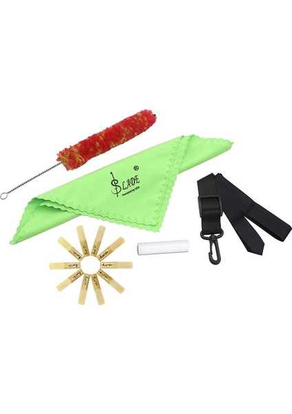 Klarnet Ayarlanabilir Boyun Kayışı Kamış Temizleme Bezi Fırça Aksesuarları Kiti (Yurt Dışından) fırsatları