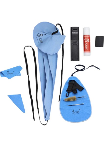 Alto Saks Saksafon Temizlik Bakım Aracı Kit Kumaş Cork Grease Reed Kasa Fırçası (Yurt Dışından)
