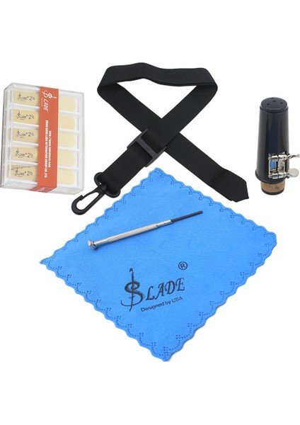 Ligatür Parlatma Bezi+Sazlık+Boyun Kayışı ile Klarnet Ağızlığı 7 (Yurt Dışından) modelleri