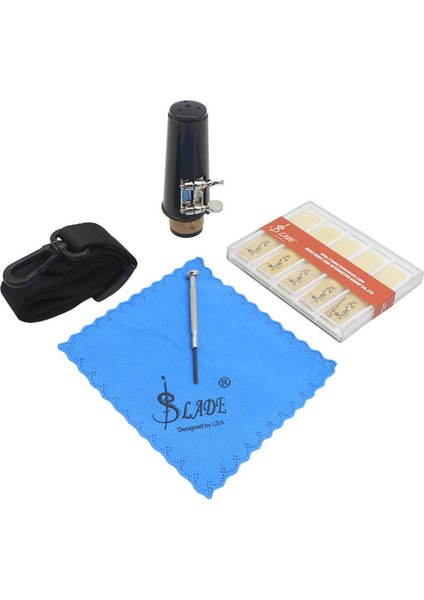 Ligatür Parlatma Bezi+Sazlık+Boyun Kayışı ile Klarnet Ağızlığı 7 (Yurt Dışından) fırsatları