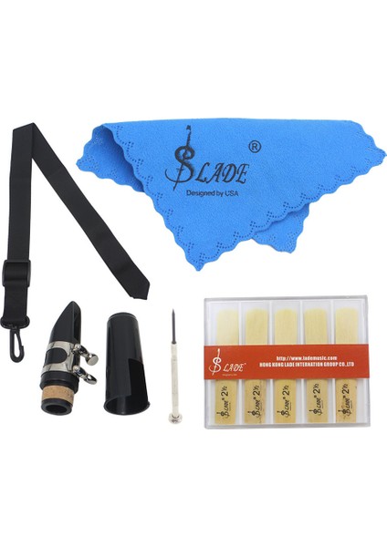 Ligatür Parlatma Bezi+Sazlık+Boyun Kayışı ile Klarnet Ağızlığı 7 (Yurt Dışından) indirimleri