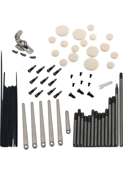 Ahşap Wind Wood Rüzgar Enstrümanı Onarım Parçaları Klarnet Için Delik Pedleri 9 Set (Yurt Dışından)