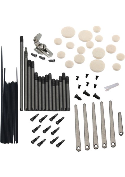 Ahşap Wind Wood Rüzgar Enstrümanı Onarım Parçaları Klarnet Için Delik Pedleri 9 Set (Yurt Dışından) fiyatları