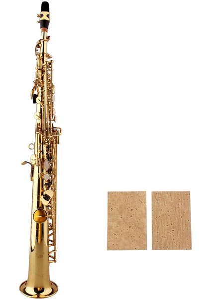 4 Adet 61MM Doğal Saksafon Boyun Mantar Tabakası Soprano / Tenor / Alto Sax Parçaları Için (Yurt Dışından) modelleri