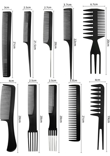 3 Set Kuaför Plastik Düz Tarak (Yurt Dışından) modelleri
