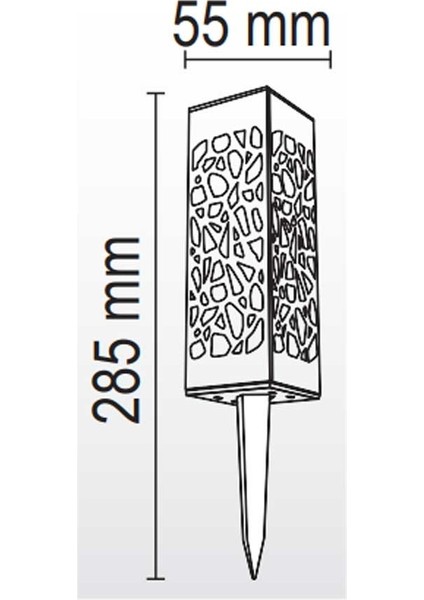 FL-3218 5W 6500K Beyaz Solar Dekoratif Çim Armatürü indirimleri