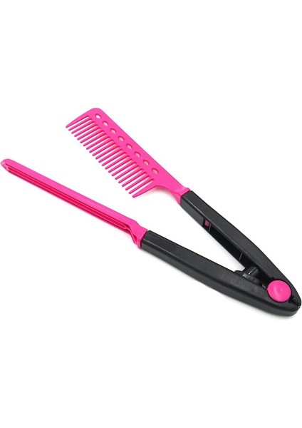 5 Adet V Şeklinde Ateli Tarak Plastik Düz Saç Tarağı Yay Katlama Tarağı (Yurt Dışından)