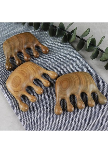 Yeşil Sandal Ağacı Masaj Tarak (8X6CM) (Yurt Dışından) fırsatları