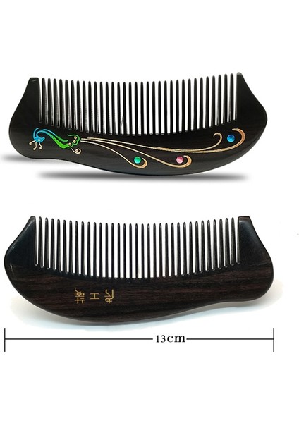 Tavuskuşu Sandalwood Tarağı Sanat Boyalı Oyma Zanaat Tarağı(Yurt Dışından) fiyatları