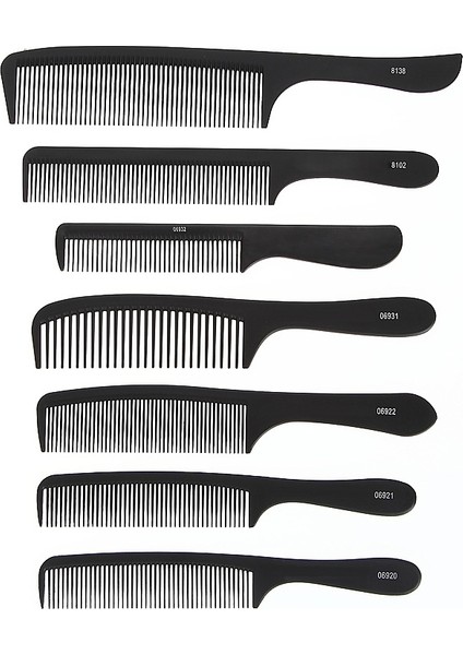 12 Pcs Erkekler Saç Kesim Tarak Saç Salonu Düz Saç Kesimi Tarağı (06920) (Yurt Dışından) fiyatları