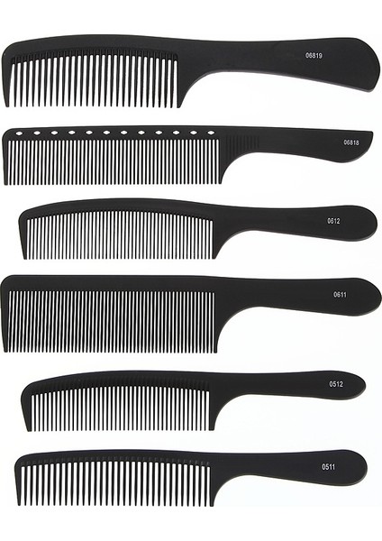 12 Pcs Erkekler Saç Kesim Tarak Saç Salonu Düz Saç Kesimi Tarağı (0512) (Yurt Dışından) fiyatları