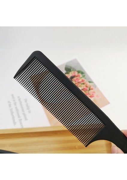 12 Pcs Erkekler Saç Kesim Tarak Saç Salonu Düz Saç Kesimi Tarağı (06500) (Yurt Dışından)