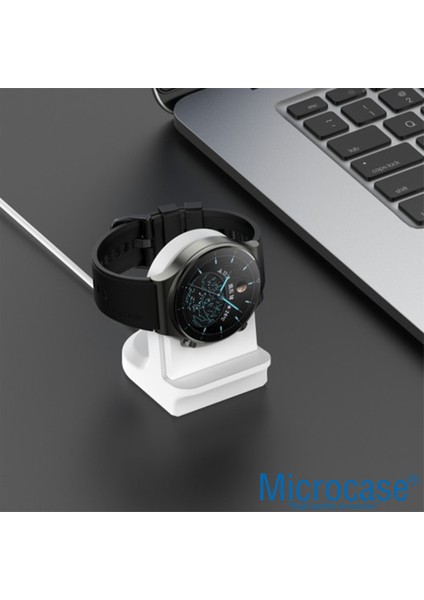 Huawei Watch Gt3 Için Silikon Şarj Standı Siyah - AL2998 indirimleri