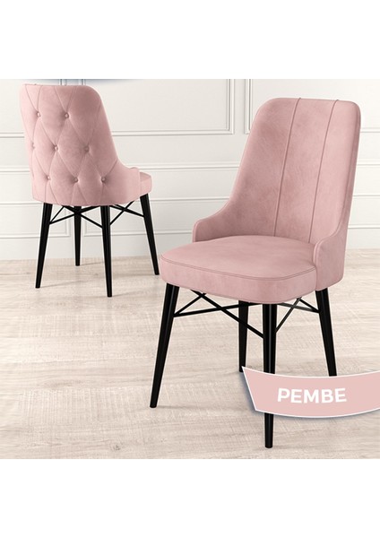 Concept Iza Serisi,80 X 132 cm Mdf Açılabilir Siyah Mermer Desen Mutfak Masa Takımı, 6 Sandalye fırsatları