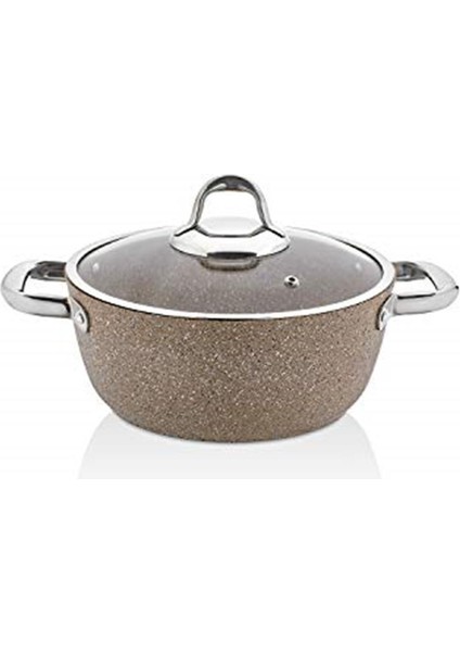 15770 Galaxy Tech Derin Tencere 20 Cm, Kapuçino