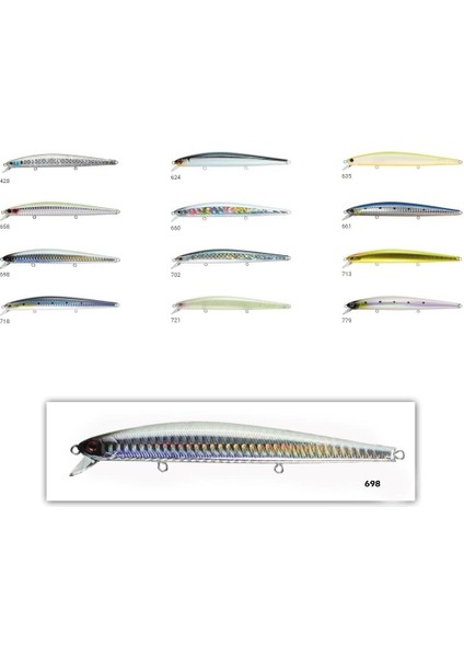 System Minnow 123F Mag Drive 15GR Maket Balık 698