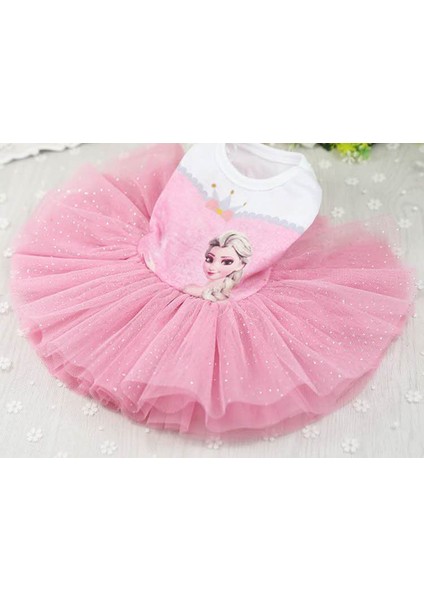 Şifon Kabarık Köpek Kıyafeti - Pembe (Yurt Dışından) modelleri