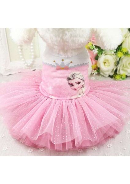 Şifon Kabarık Köpek Kıyafeti - Pembe (Yurt Dışından) fırsatları