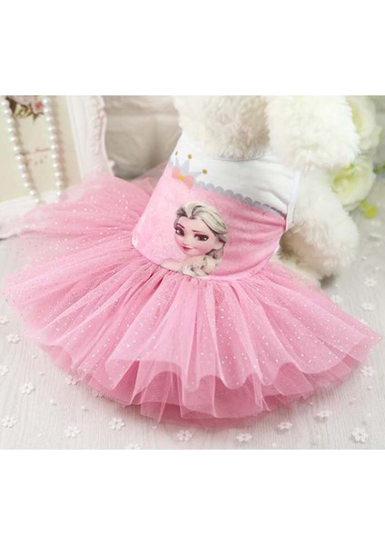 Şifon Kabarık Köpek Kıyafeti - Pembe (Yurt Dışından) indirimleri