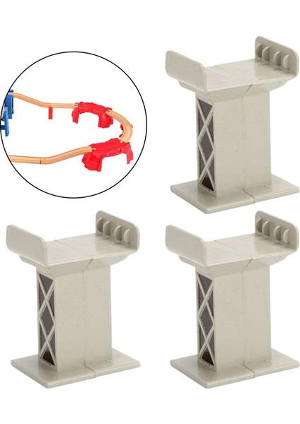 Bridge Pier Destek Tren Track Set Universal 4 Pcs