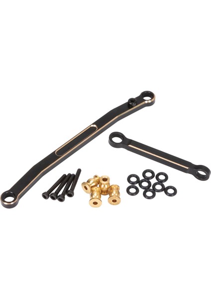 Rc Direksiyon Çubuğu Bağlantı 1/24 Rc Prwler AXI00005 AXI00001 Için Siyah Pirinç Bağlantıları (Yurt Dışından)