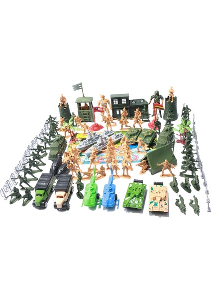 Ordu Araçları Set Model Oyuncak Tankları Erkek Doğum Günü Hediyeleri Için Güvenli Kolordu Set 112PCS