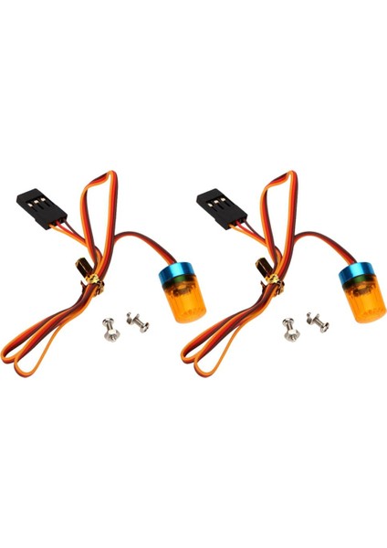 Rc Flaş Işığı Döndürme LED Rc Kamyonu Buggy Palet Parçaları Sarı (Yurt Dışından)