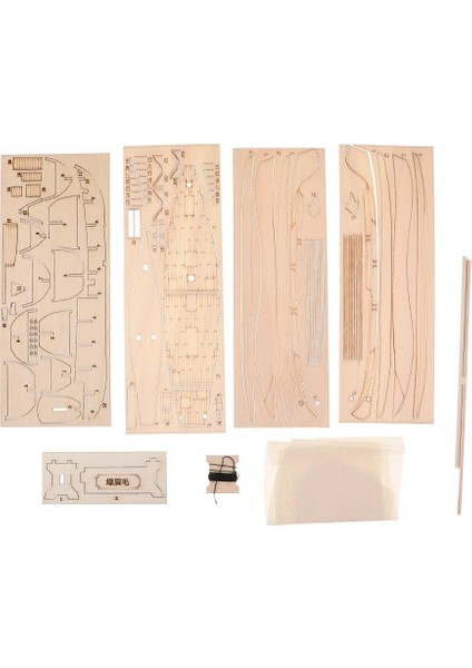 1: 148 Ahşap Tekne Montajlı Model Gemi Yapımları Bina Kiti Dıy